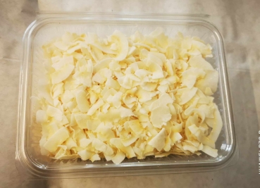 150 gramm Kokosflocken in Recy Schale Kokoschips Superfood BARF Nährstoffe Wurmbefall